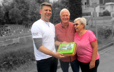 Geburtstagskuchen zum zehnjährigen Bestehen