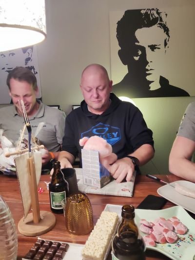 Ein weiterer Moment beim Wurstwichteln