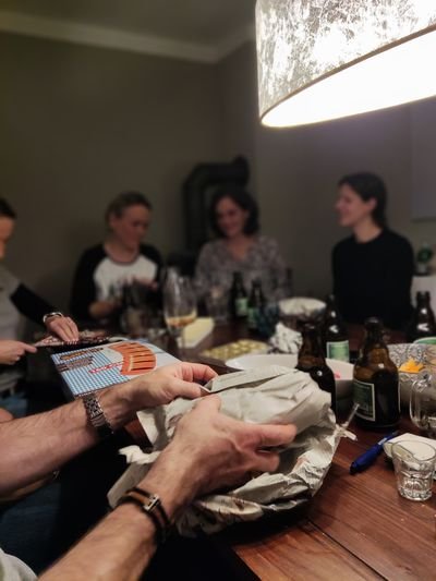 Ein Geschenk beim Wurstwichteln 2024