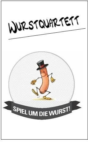 Wurstquartett-Kartenspiel